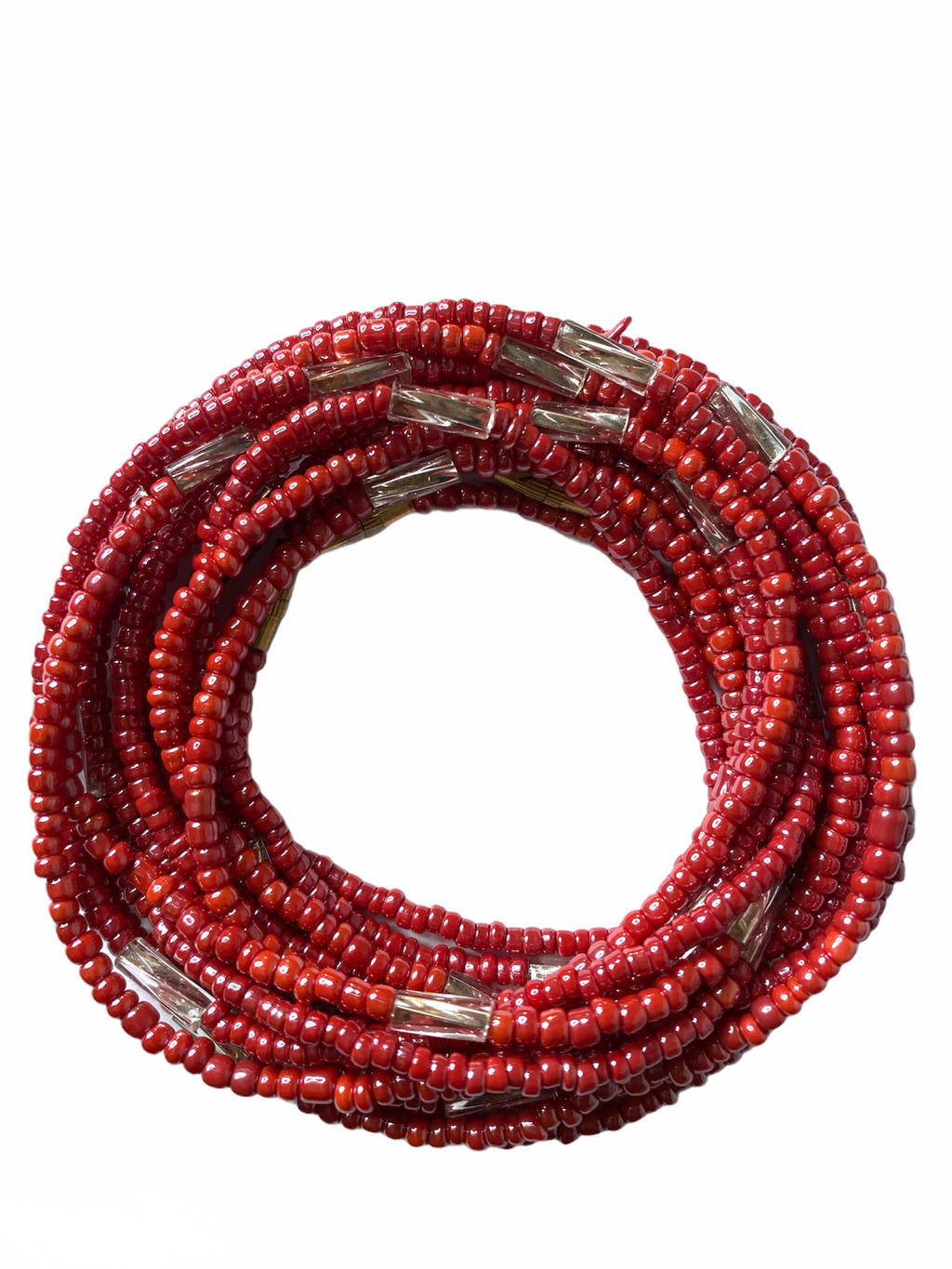 Pure Curve Beads - Red