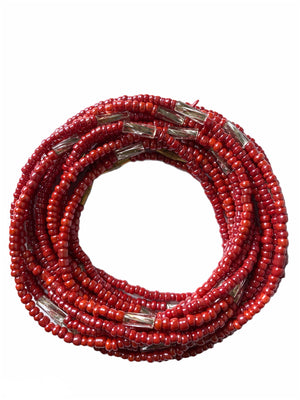 Pure Curve Beads - Red