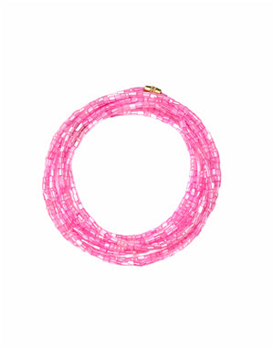 Valentines Curve Beads - Pink