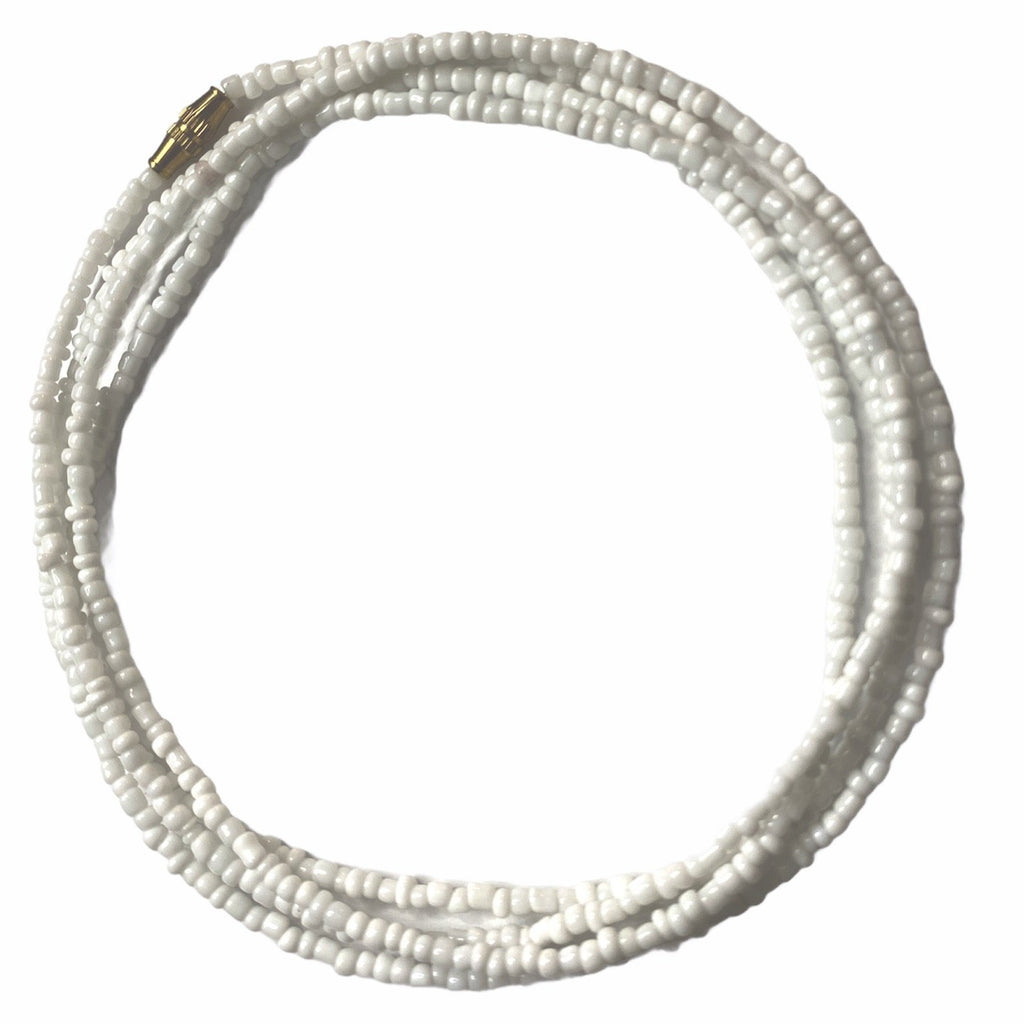 Wren Curve Beads - White