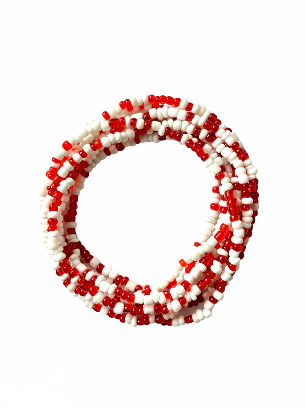 Flex Curve Beads - Red & White