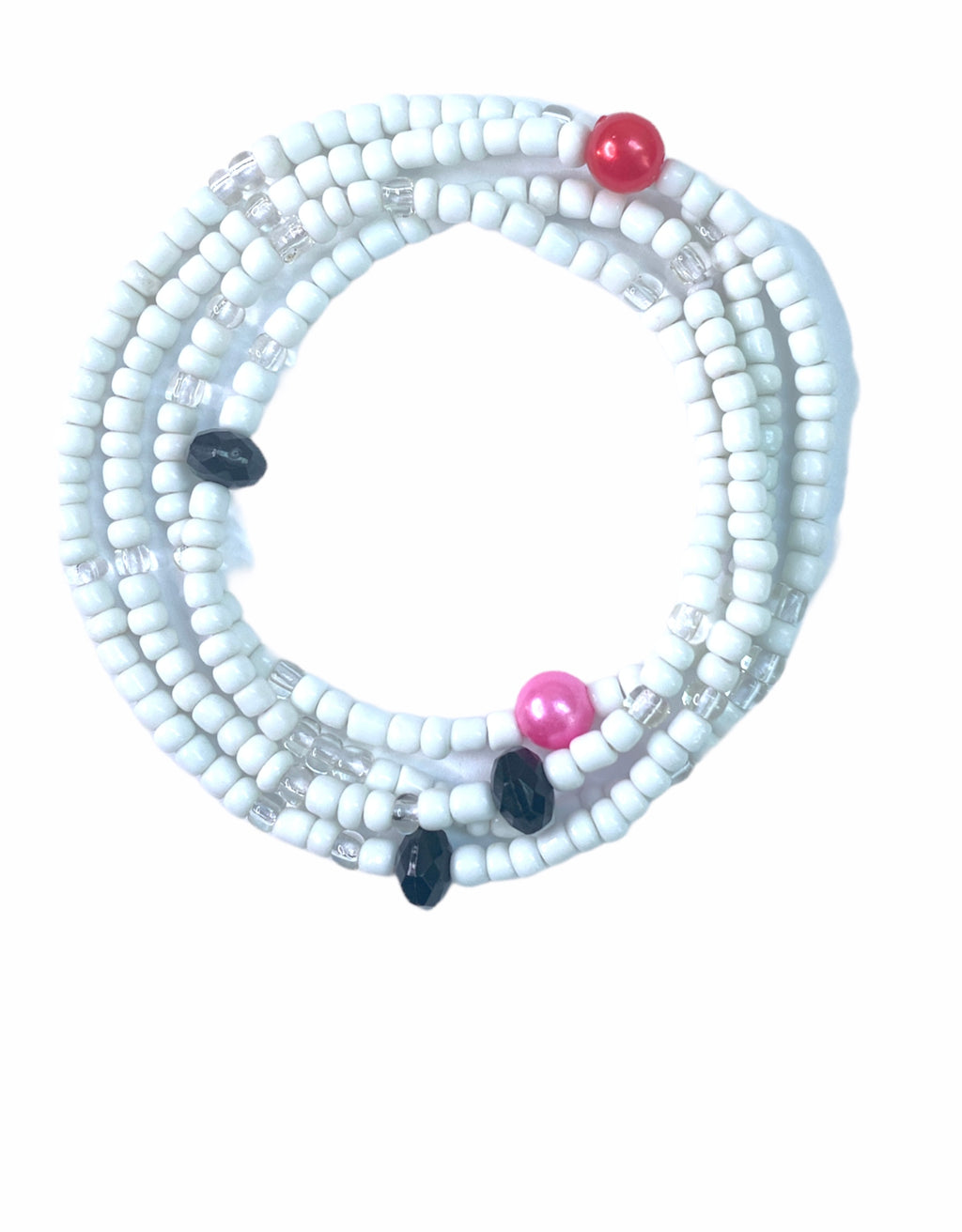 Chloe Curve Beads - White