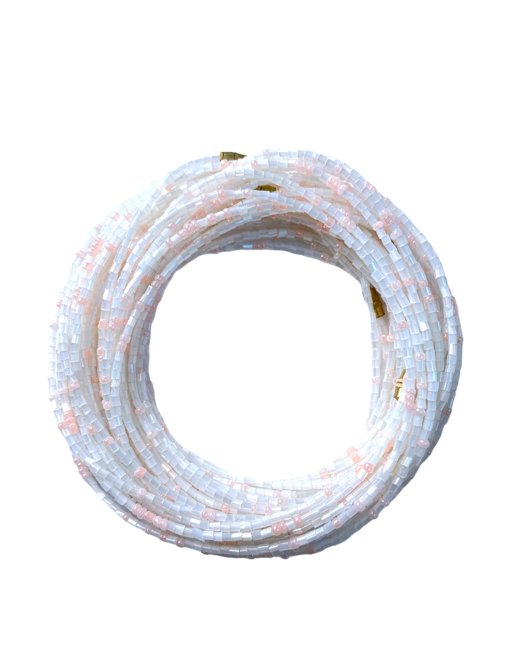 Pearly Curve Beads - White