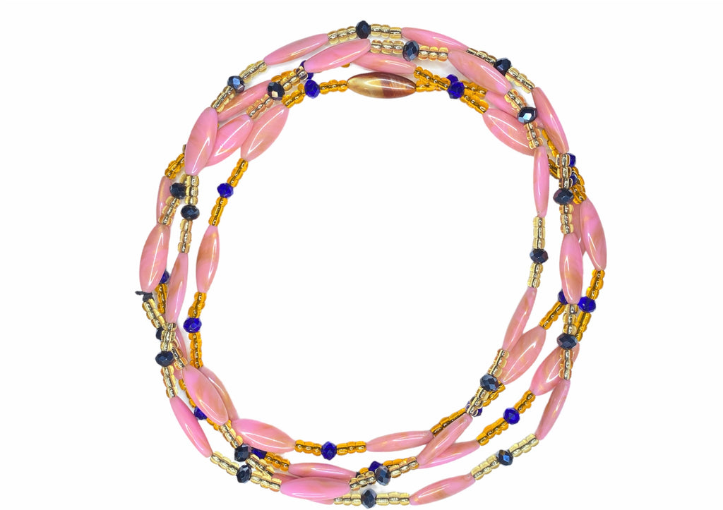 Electra Curve Beads - Pink