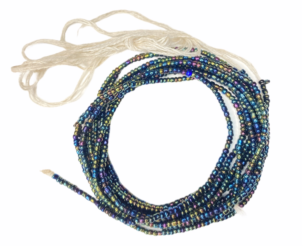 Ocean Curve Beads - Blue
