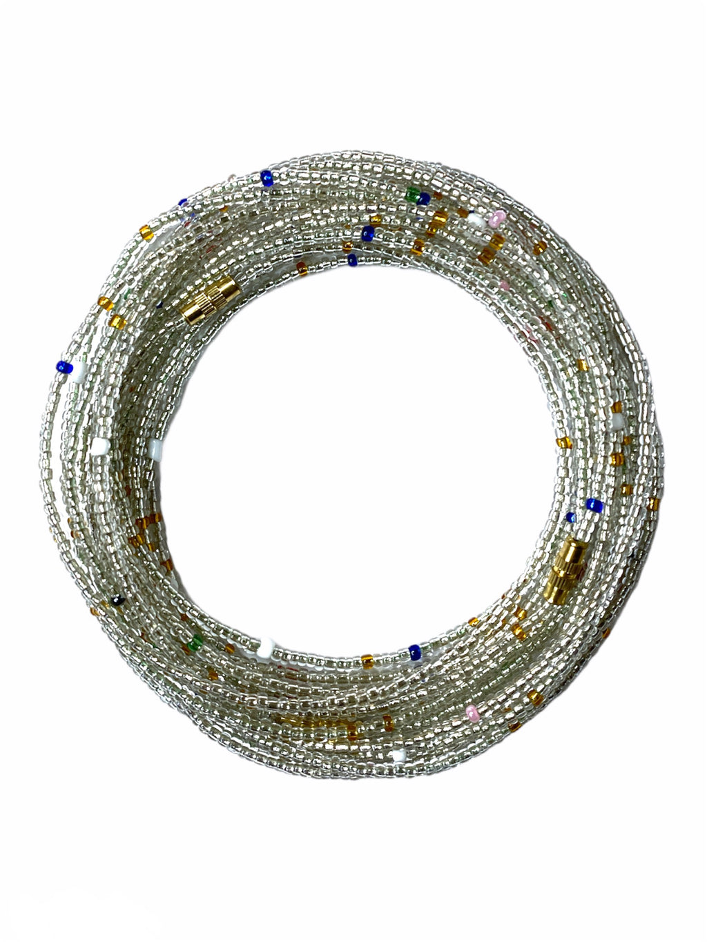 Zyan Curve Beads - Silver