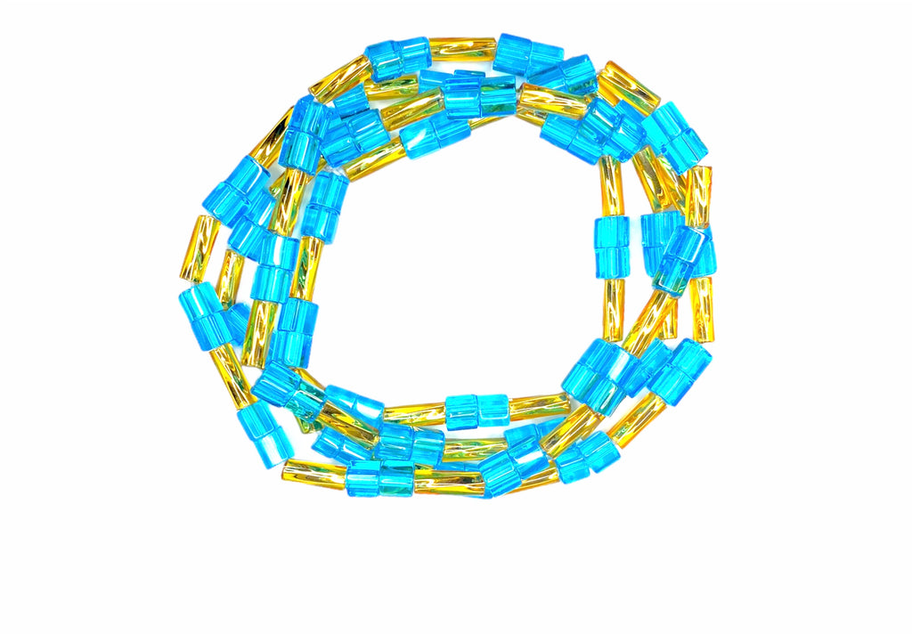 Hay Curve Beads - Blue